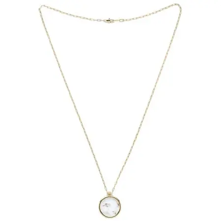 530PARK(530パーク) Compass Crystal Necklace