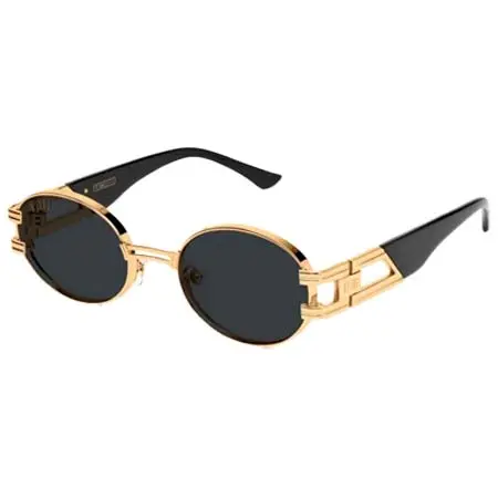 9FIVE(ナインファイブ) ST. James Black & 24K Gold Sunglasses