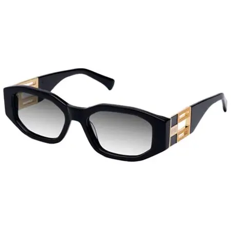 9FIVE(ナインファイブ) LEVELS Black & 24k Gold Light Gradation Sunglasses