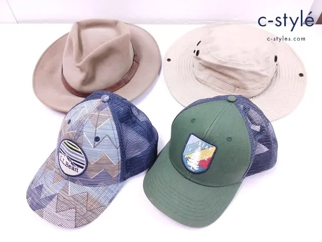 L.L.Bean エルエルビーン キャップ ハット F XL ロゴ入り 計4点