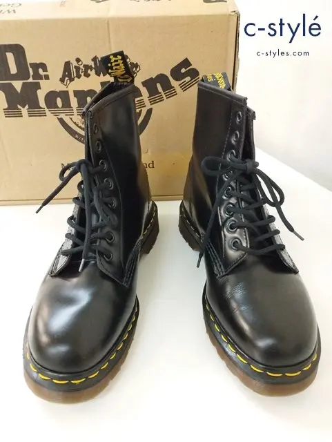 Dr.Martens ドクターマーチン ブーツ UK6 ブラック B-SM1460Z レザー