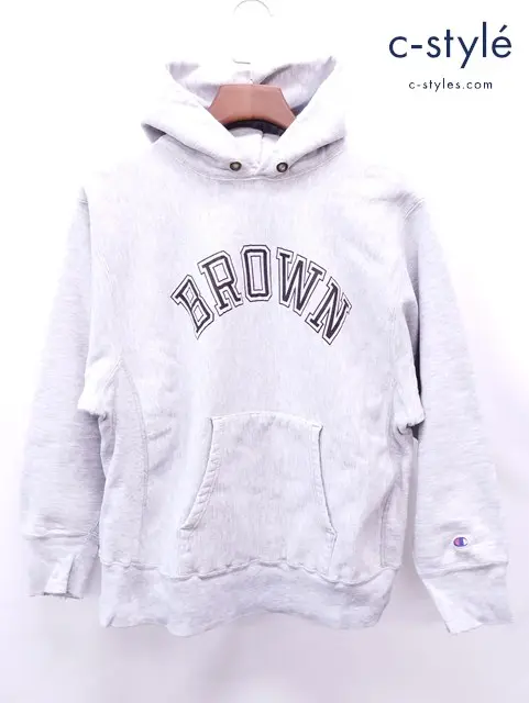 Champion チャンピオン パーカー L グレー 80s Reverse Weave Sweat Parka BROWN