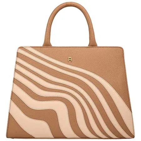 AIGNER(アイグナー) CYBILL Panta Rhei Handbag, pecan brown