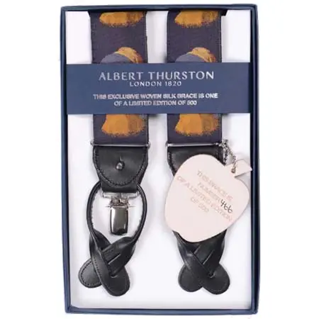 albert thurston(アルバート・サーストン) AT-2232 アルバートサーストン サスペンダー リミテッドエディション 40mm 真珠の耳飾りの少女