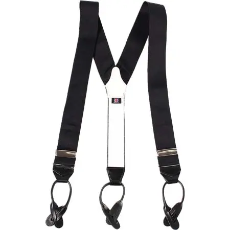 albert thurston(アルバート・サーストン) AT-40BB アルバートサーストン サスペンダー ブラック 40mm リジッド(リボン製)