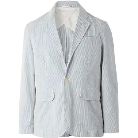 ALEX MILL(アレックスミル) コットンシアサッカー ブレザー ストライプ柄