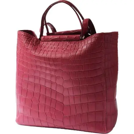 ALFREDO BERETTA(アルフレッドベレッタ) トートバッグ クロコダイル ボルドー