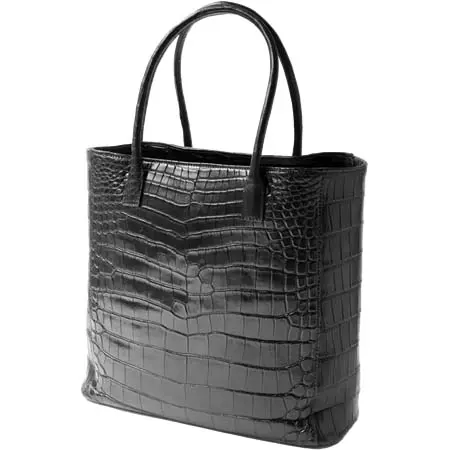 ALFREDO BERETTA(アルフレッドベレッタ) トートバッグ クロコダイル ブラック