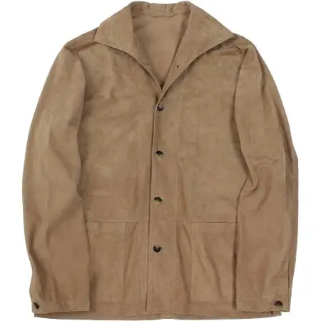 ALFREDO RIFUGIO(アルフレッドリフージオ) 20E326HM CAMOSCIO Summer Suede Leather Shirts