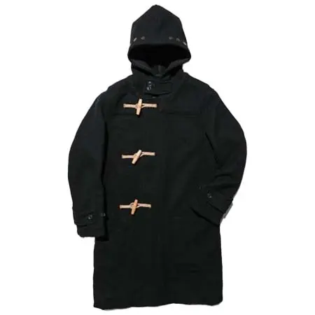 ALLEVOL(アレヴォル) ALLEVOL×London Tradition Duffel Coat Black