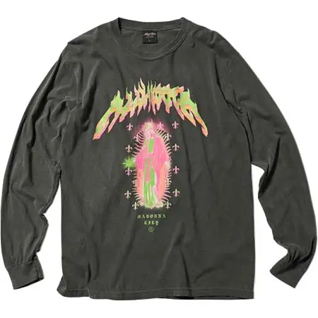 ALLY＆DIA (アリーアンドダイヤ) NEON MADONNA LILY L/S Tee AD23AW001