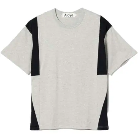 ALOYE(アロイ) Color Blocks Short Sleeve Big Fit T-shirt