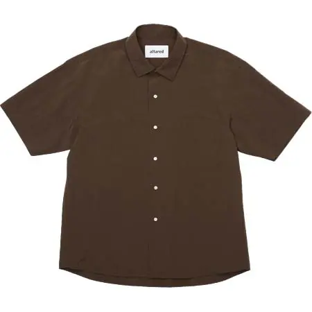 Altered(オルタード) Regular S/S Shirts[BROWN]