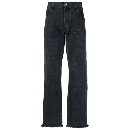 017 ALYX 9SM(アリクス) ダメージ ストレートジーンズ