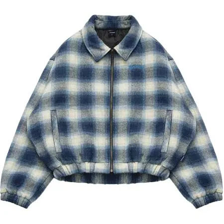 APPLEBUM (アップルバム) Ombre Check Jacket [Navy/White] / 2420615