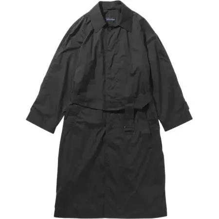 AQUARAMA(アクアラマ) ベルト付きコート ブラック