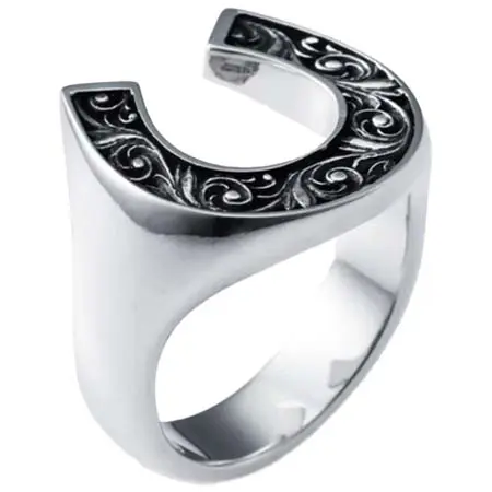 AQUA SILVER(アクアシルバー) クラシカルアラベスクホースシューリング (FR-034F)