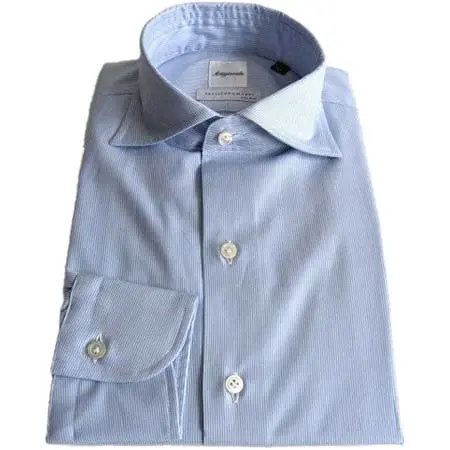 Artigianale(アルティジャナーレ) ドレスシャツ ホリゾンタル　HW5　Monti BLUE.S