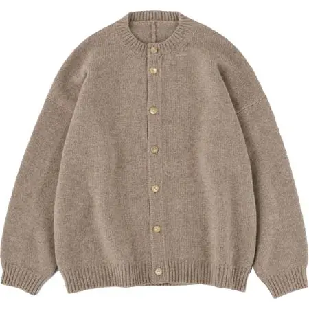 ARTS&SCIENCE(アーツ&サイエンス) Back line crew neck cardigan