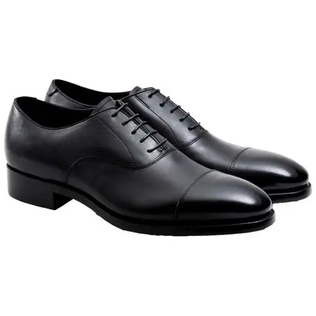 浅草靴誂(アサクサカチョウ) ストレートチップ ブラック 53312BL