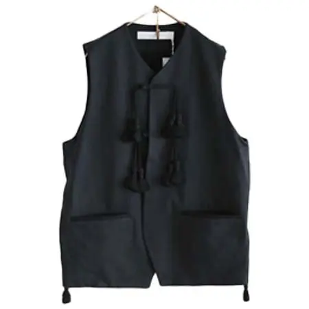 ASEEDONCLOUD(アシードンクラウド) garden instrumentalist vest　ブラック