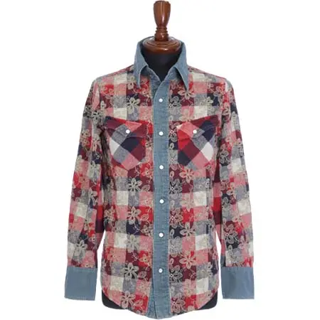 AYUITE(アユイテ) AYUITE EMBROIDERY CHECK SHIRT