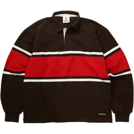 Barbarian(バーバリアン) Silver and Gold別注 ラグビーカラーシャツロングスリーブシャツ 22FW