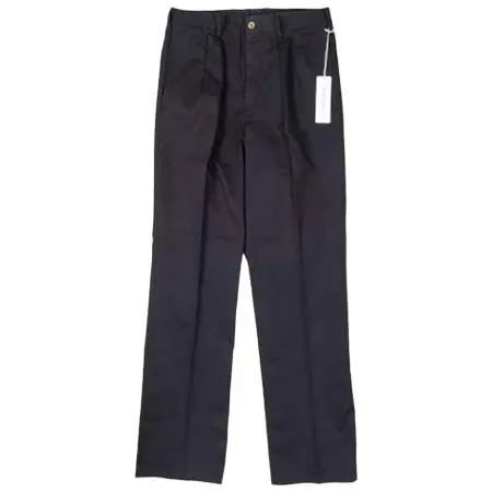 BARRY BRICKEN(バリーブリッケン) – 2 PLEATS FIT – CRAMARTON TWILL – NAVY