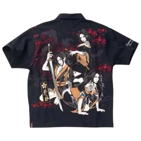 抜刀娘(バットウムスメ) 穂乃花・ 凛・結愛 忍3人娘半袖ポロシャツ