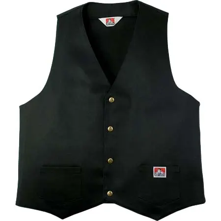 BEN DAVIS　(ベンデイビス) Solid Vest – Black