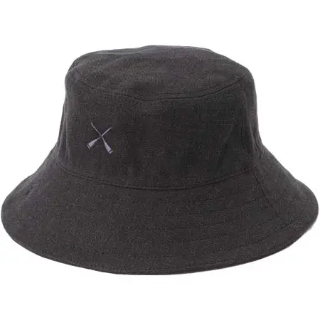 BETON CIRE(べトンシレ) ボブ ミディアムブリム/ブラック リネン/帽子 メンズ レディース/BETON CIRE