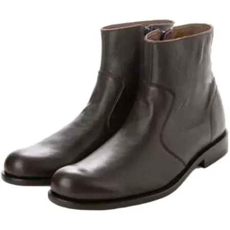 BICASH(ビカーシ) サイドジップブーツ （DARK BROWN）