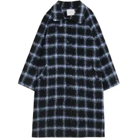 blAnks(ブランクス) check pattern long coat　h-0226