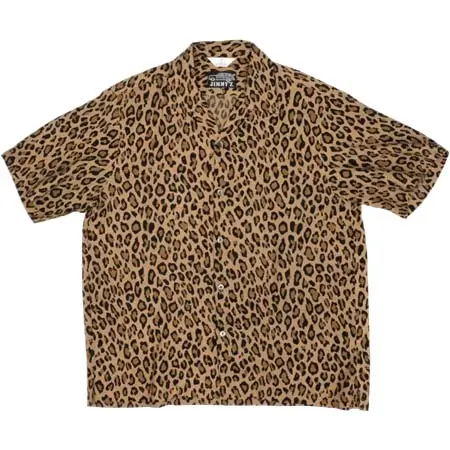 BLUEY(ブルーイ) ×JIMMY’Z RAYON SHIRTS / REOPARD / 15B20SH21SI
