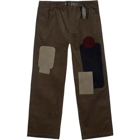 BRAIN DEAD(ブレインデッド) PATCHWORK CORD CLIMBER PANTS -ASPHALT-