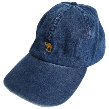 bukht(ブフト) DENIM BASEBALL CAP BLUE