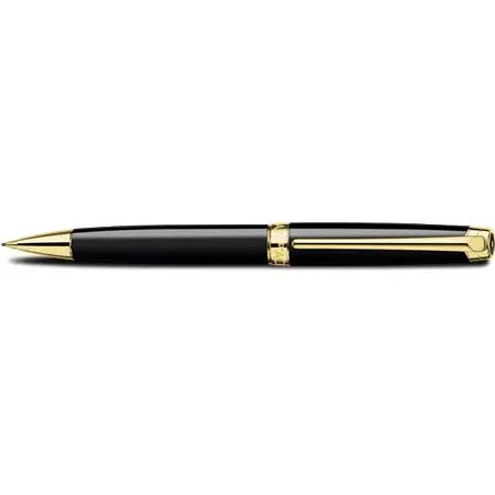 Caran d’Ache(カランダッシュ) Porte-Mine LÉMAN™ EBONY NOIR Plaqué Or
