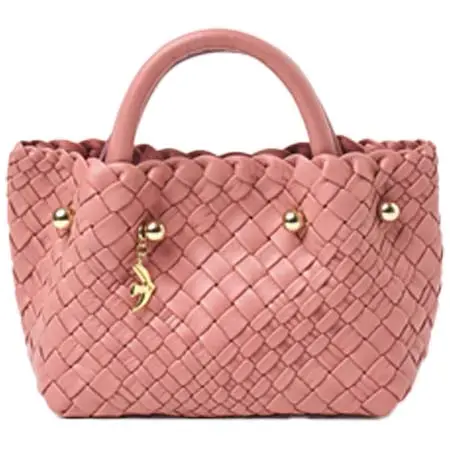 CECILE ET JEANNE(セシルエジャンヌ) ビシェット トートバッグS　オールドローズ