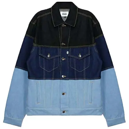 Christopher Shannon(クリストファーシャノン) OVERSIZED DENIM BLOCKED JACKETOVERSIZED DENIM BLOCKED JACKET