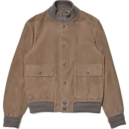 Cinquanta(チンクアンタ) ゴートスエードバルスタータイプドライビングブルゾン H504