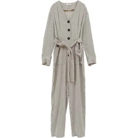 CLANE(クラネ) STRIPE BIG BUTTON ALL IN ONE