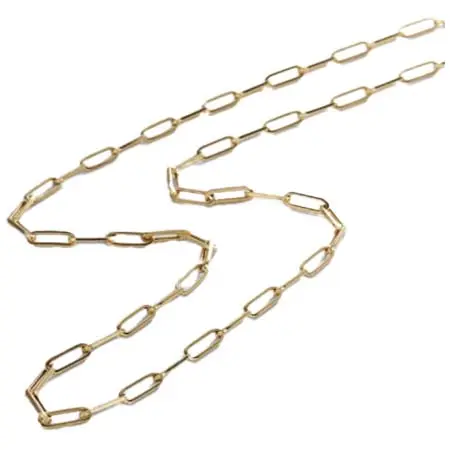 COCOSHNIK(ココシュニック) K18中空イタリアングメット ネックレスS