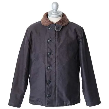 COLIMBO(コリンボ) ORIGINAL OBSERVER JACKET ” U.S.NAVY REFLECTION PRINTED ” – N-1 WW2 MODEL – (FOG BLUE)