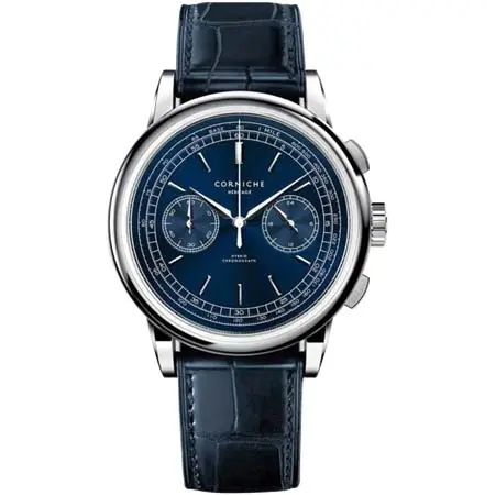 CORNICHE(コーニッシュ) ヘリテージ Heritage クロノグラフ ブルー