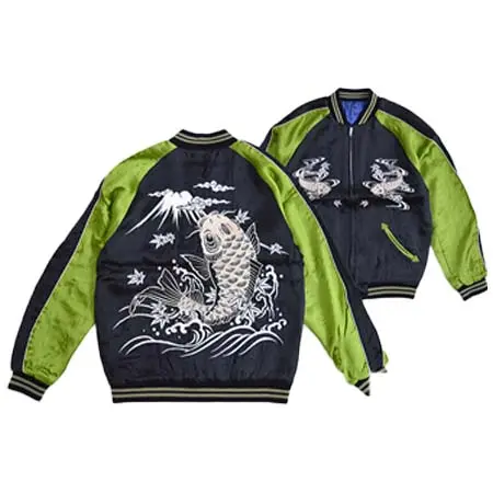 CROPPED HEADS(クロップドヘッズ) 富士鯉リバーシブルスカジャン