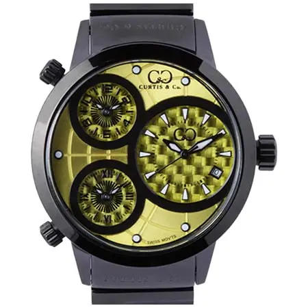 Curtis & Co.(カーティス) Big Time WORLD 42mm 3Time Zone