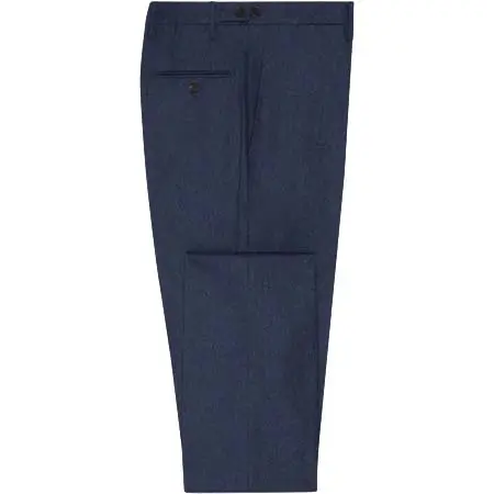 DAKS(ダックス) FLANNEL TROUSERS – NAVY