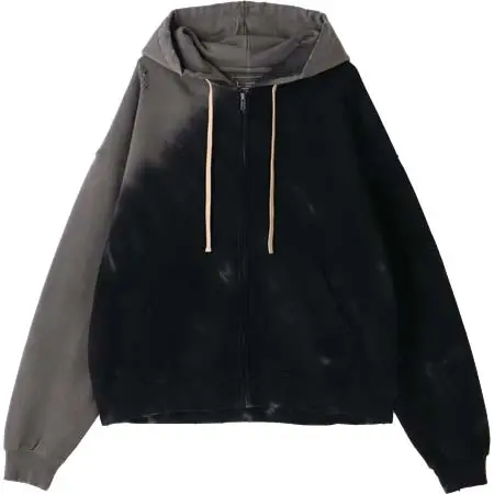 Danke Schon(ダンケシェーン) TIEDYE ZIP HOODIE