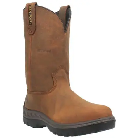 Dan Post(ダンポスト) Cummins Men’s Waterproof Steel Toe Work Boots Tan
