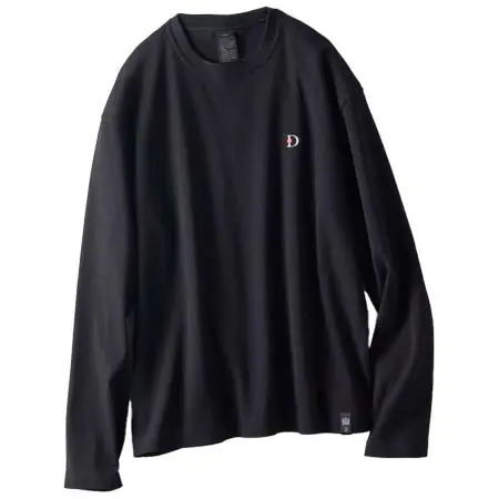 D/him(ダブルスタンダードクロージングヒム) DロゴフライスロングスリーブTシャツ